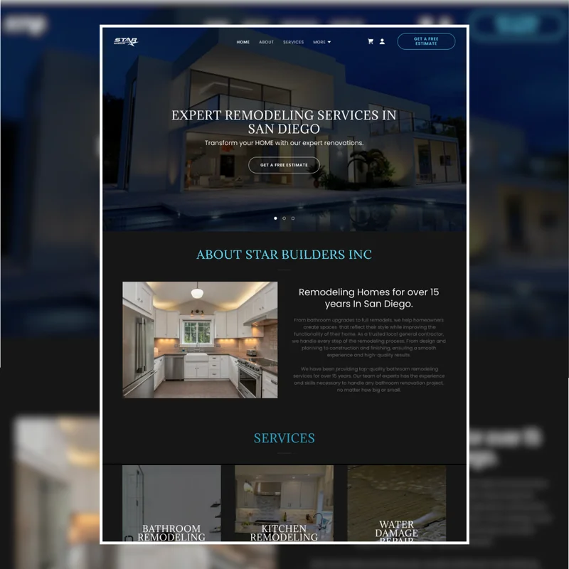 Star Builders website